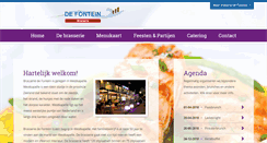 Desktop Screenshot of brasseriedefontein.nl